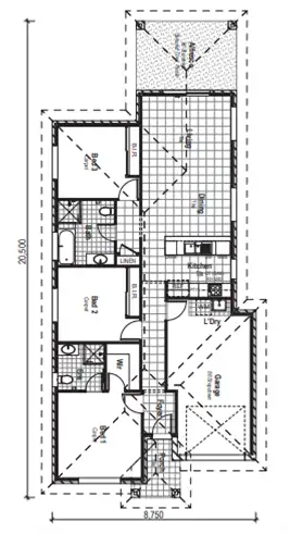 Floorplan of Homely house listing, Lot 923/Stage 9 Green Park Parade, Woongarrah NSW 2259