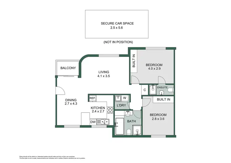 Floorplan of Homely unit listing, 4/266 Maroubra Road, Maroubra NSW 2035