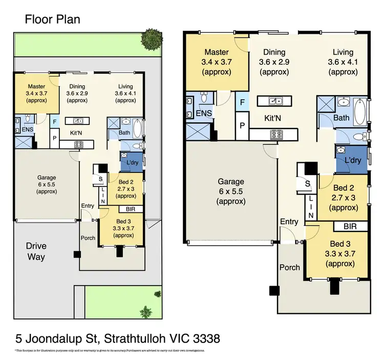 Floorplan of Homely house listing, 5 Joondalup Street, Cobblebank VIC 3338