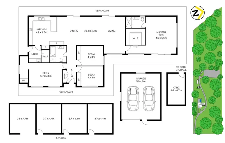 Floorplan of Homely house listing, Address available on request