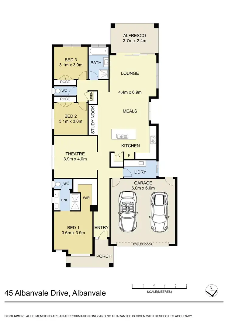 Floorplan of Homely house listing, 45 Albanvale Drive, Albanvale VIC 3021
