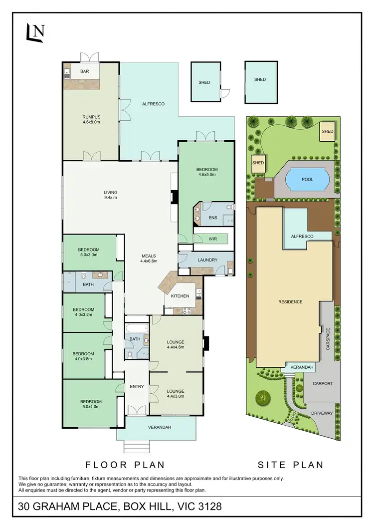 Floorplan of Homely house listing, 30 Graham Pl, Box Hill VIC 3128