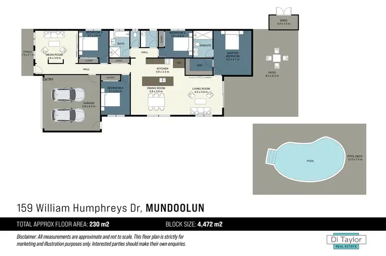 Floorplan of Homely house listing, 159 William Humphreys, Mundoolun QLD 4285
