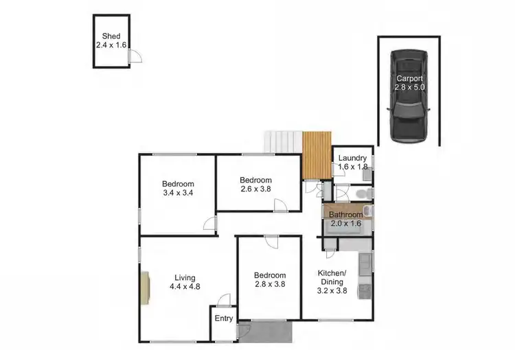 Floorplan of Homely house listing, 29 Dunbar Avenue, Morwell VIC 3840