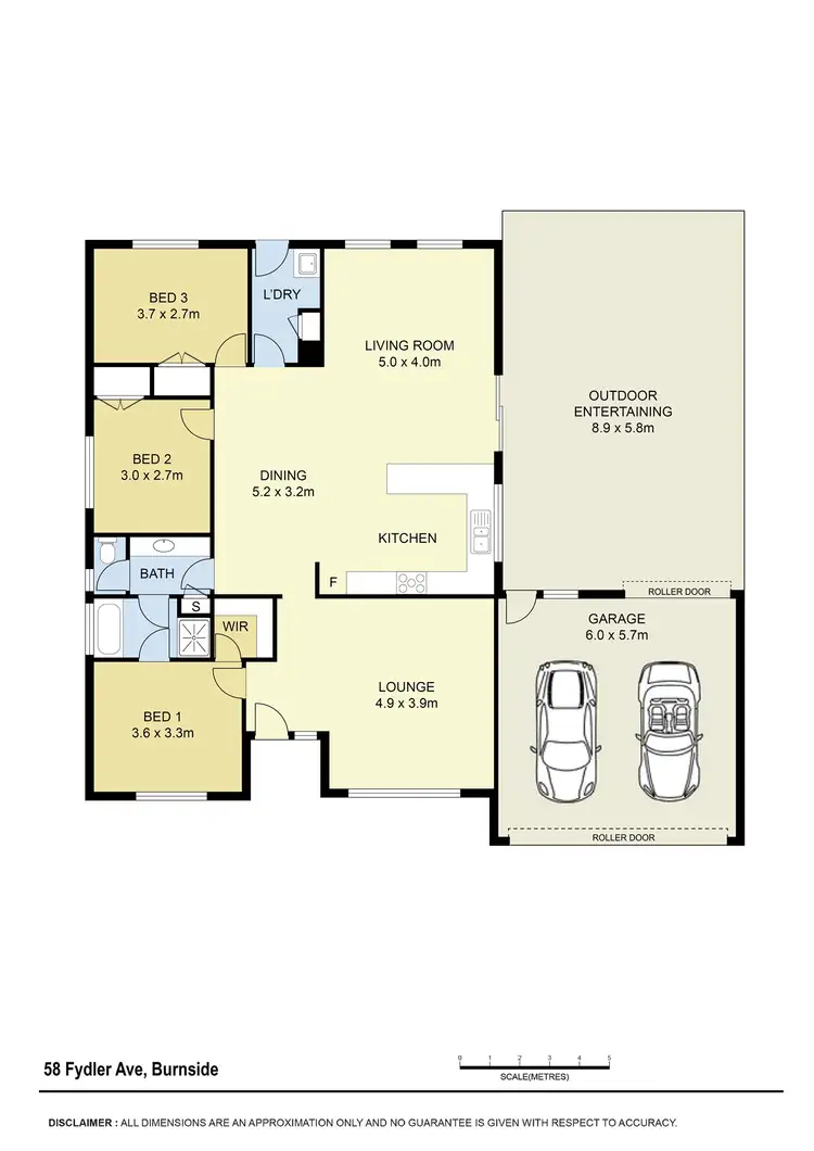 Floorplan of Homely house listing, 58 Fydler Avenue, Burnside VIC 3023