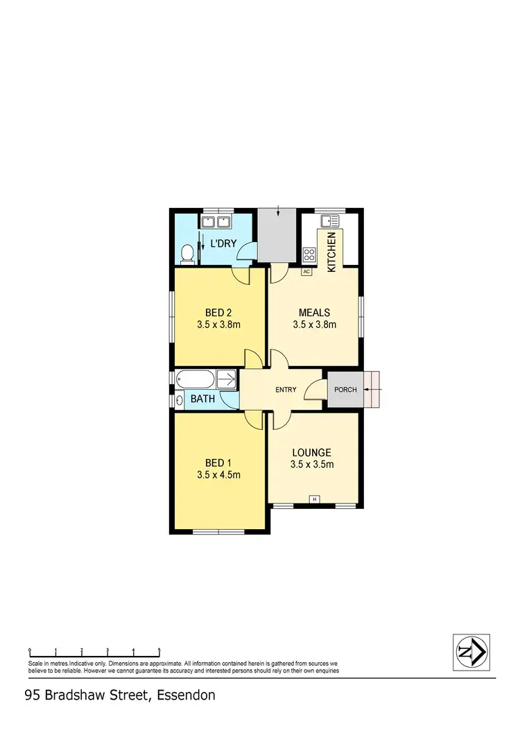 Floorplan of Homely house listing, 95 Bradshaw Street, Essendon VIC 3040