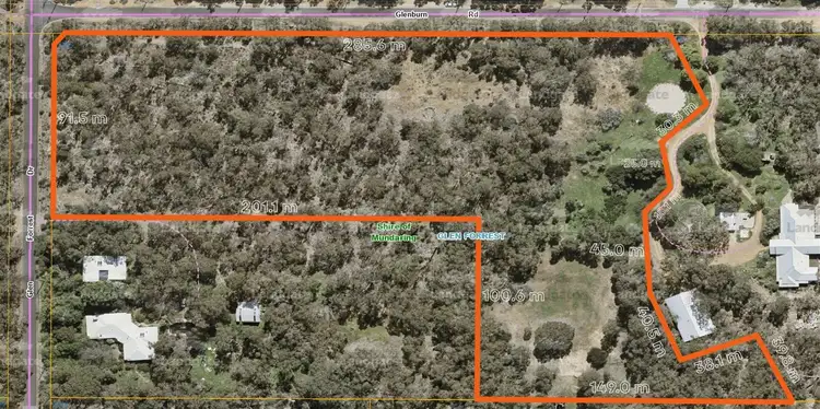 Floorplan of Homely land listing, 1285 Glen Forrest Drive, Glen Forrest WA 6071
