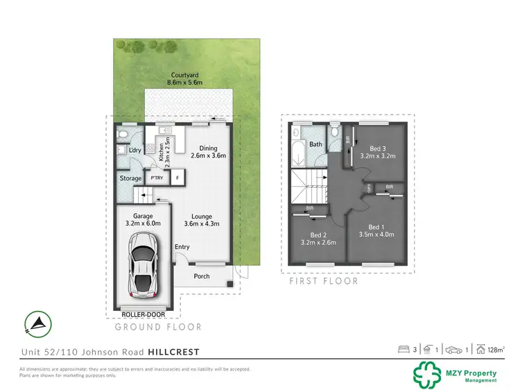 Floorplan of Homely townhouse listing, 52/110-114 Johnson Road, Hillcrest QLD 4118