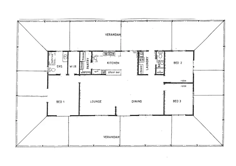 Floorplan of Homely rural property listing, 5 Schomburgk Road, Herbert NT 836