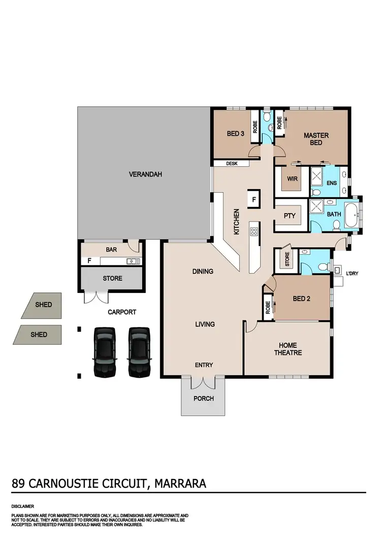 Floorplan of Homely house listing, 89 Carnoustie Crct, Marrara NT 812