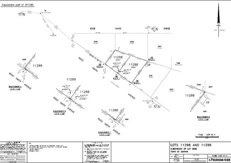 Floorplan of Homely land listing, 86B 86B Ross Smith Avenue, Fannie Bay NT 820