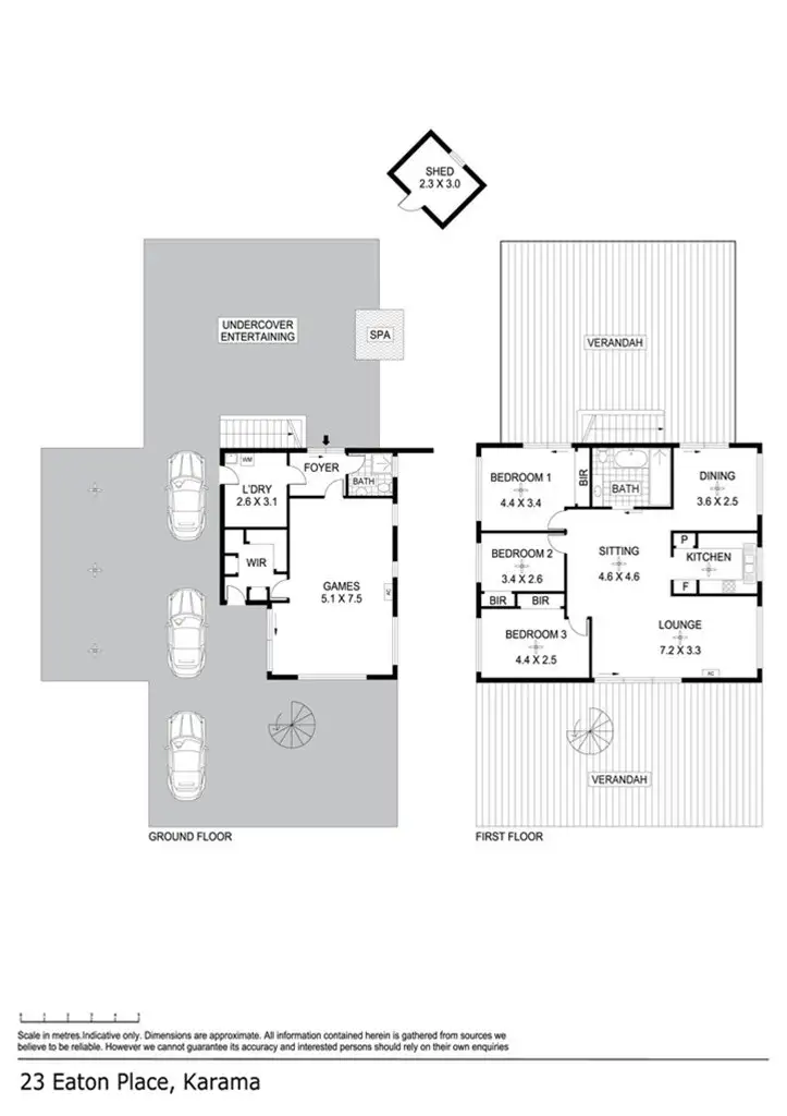 Floorplan of Homely house listing, 23 Eaton Pl, Karama NT 812