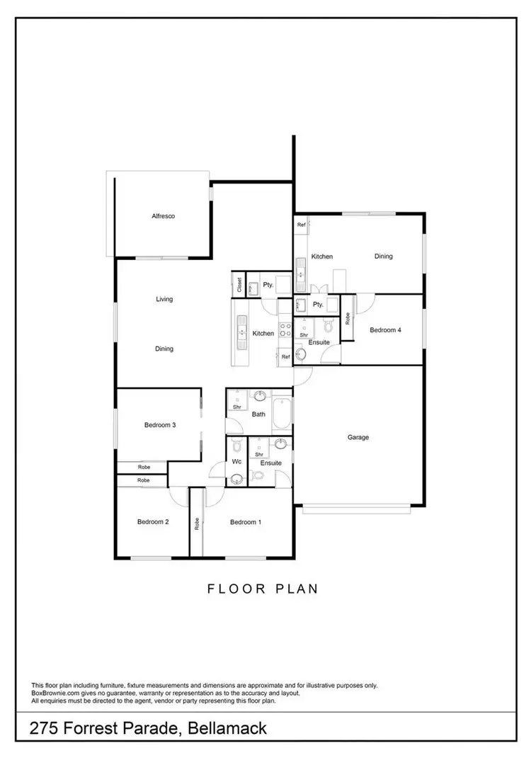 Floorplan of Homely house listing, 275 Forrest Pde, Bellamack NT 832