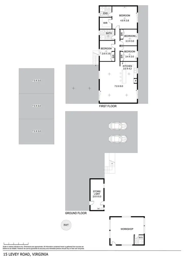 Floorplan of Homely house listing, 15 Levey Rd, Virginia NT 834