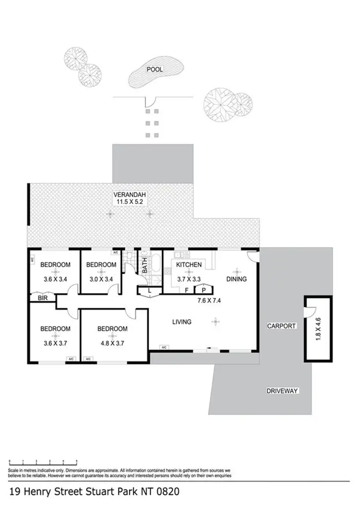 Floorplan of Homely house listing, 19 Henry St, Stuart Park NT 820