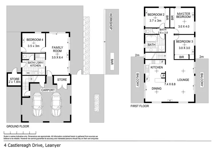 Floorplan of Homely house listing, 4 Castlereagh Dr, Leanyer NT 812