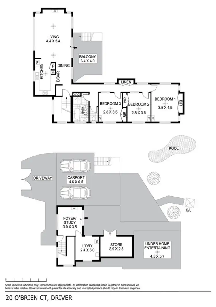 Floorplan of Homely house listing, 20 O'Brien Ct, Driver NT 830
