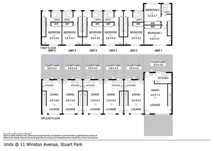 Floorplan of Homely block of units listing, 11 Winston Ave, Stuart Park NT 820