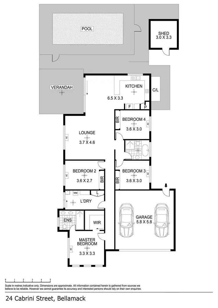 Floorplan of Homely house listing, 24 Cabrini, Bellamack NT 832