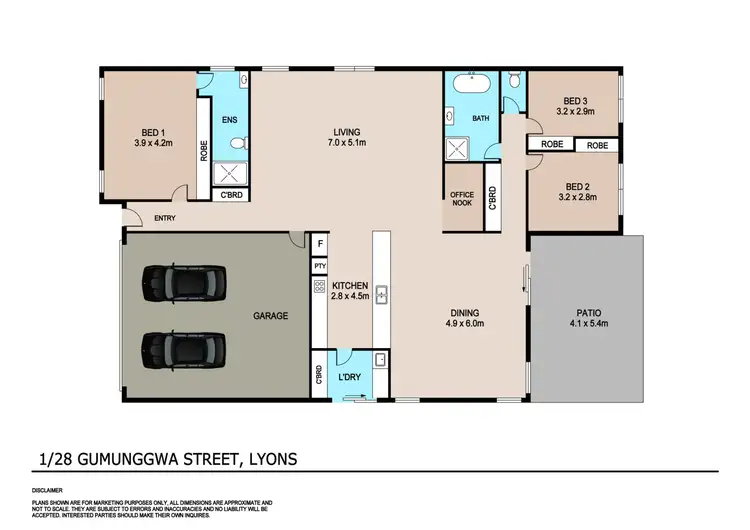 Floorplan of Homely unit listing, 1/28 Gumunggwa, Lyons NT 810