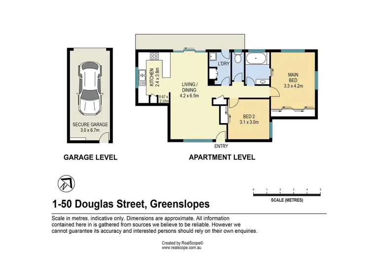 Floorplan of Homely apartment listing, 1/50 Douglas Street, Greenslopes QLD 4120