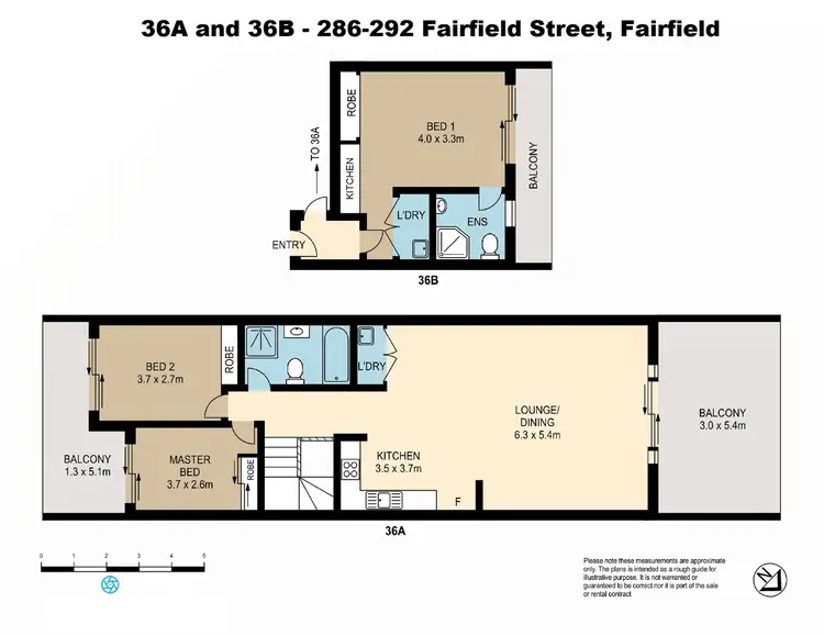 Floorplan of Homely apartment listing, 36/286-292 Fairfield Street, Fairfield NSW 2165