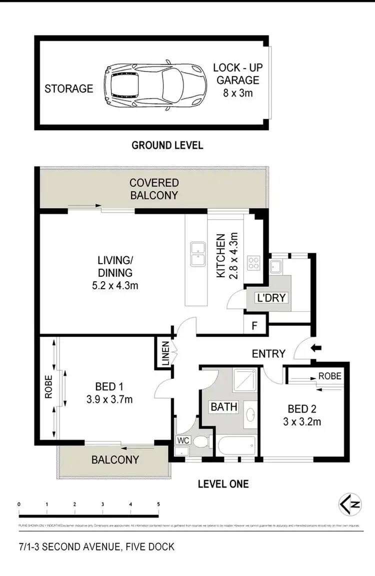 Floorplan of Homely apartment listing, 7/1-3 Second Ave, Five Dock NSW 2046