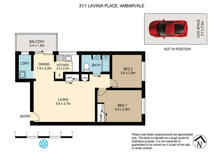 Floorplan of Homely apartment listing, 31/1 Lavinia Place, Ambarvale NSW 2560