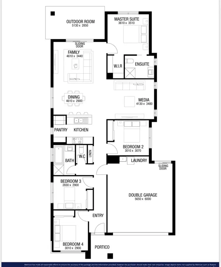 Floorplan of Homely house listing, Address available on request