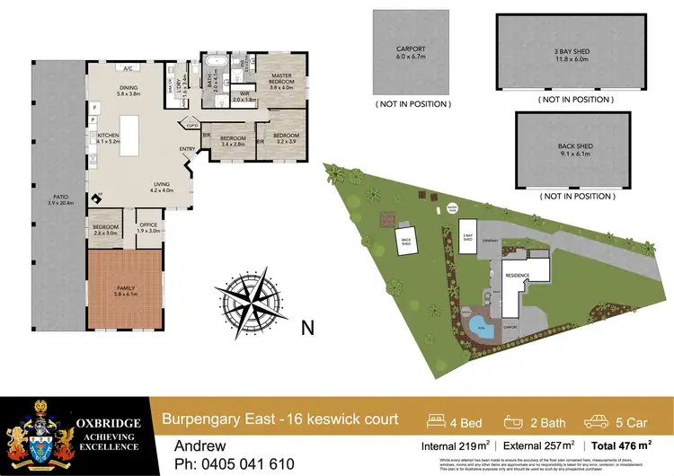 Floorplan of Homely house listing, 16 Keswick Court, Burpengary East QLD 4505