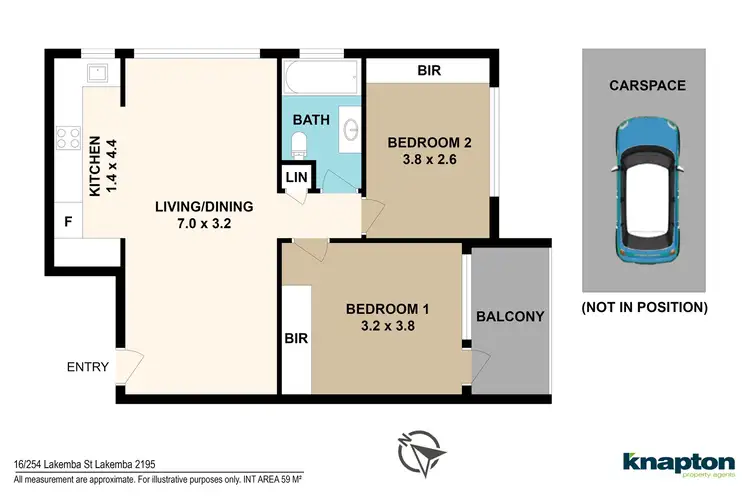 Floorplan of Homely unit listing, 16/254 Lakemba Street, Lakemba NSW 2195