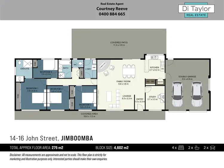 Floorplan of Homely house listing, 14-16 John Street, Jimboomba QLD 4280