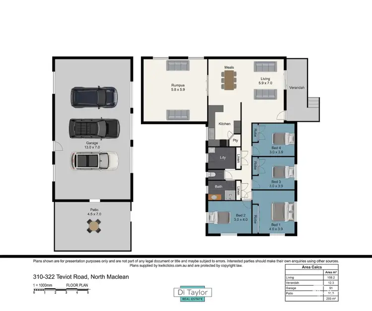 Floorplan of Homely house listing, 310-322 Teviot Road, North Maclean QLD 4280