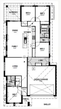 Floorplan of Homely house listing, Lot 106 Investigator Circuit, Urraween QLD 4655