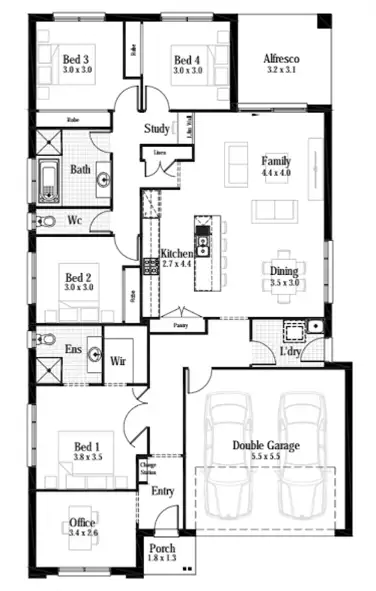 Floorplan of Homely house listing, Lot 107 Lilydale Court, Burpengary QLD 4505