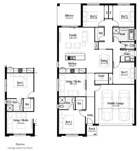 Floorplan of Homely house listing, Lot 106 Lilydale Court, Burpengary QLD 4505