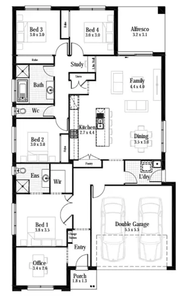 Floorplan of Homely house listing, Lot 104 Lilydale Court, Burpengary QLD 4505