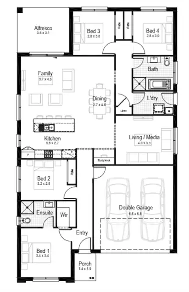 Floorplan of Homely house listing, Lot 6204 Asprey Street, Cooranbong NSW 2265
