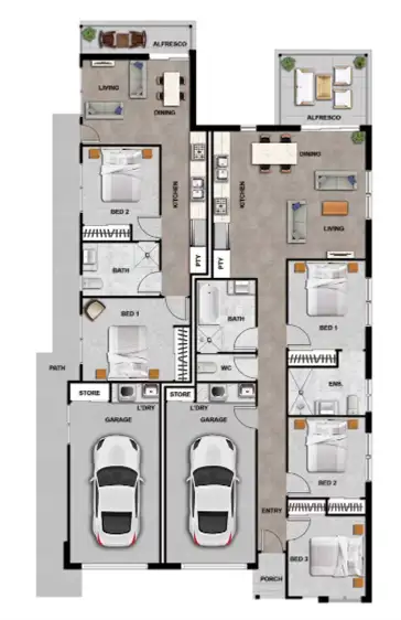 Floorplan of Homely house listing, Lot 77 Ocean View Drive, Woodgate QLD 4660