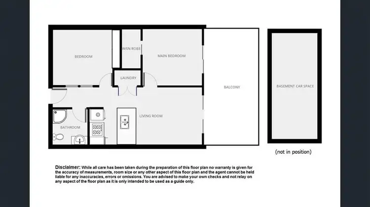 Floorplan of Homely apartment listing, 407/159 Logan road, Woolloongabba QLD 4102