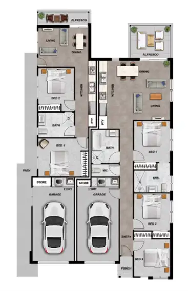 Floorplan of Homely house listing, Lot 2 Harper Street, Greta NSW 2334