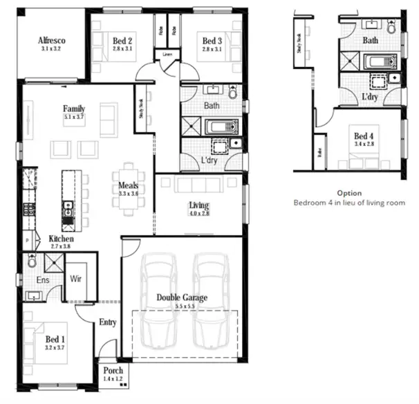 Floorplan of Homely house listing, Lot 94 Blackthorn Street, Walloon QLD 4306