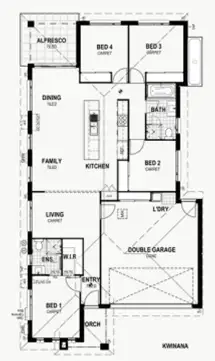 Floorplan of Homely house listing, Lot 4111 Heathcoate Circuit, Redland Bay QLD 4165