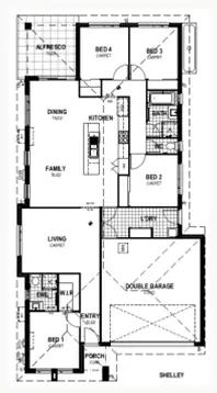 Floorplan of Homely house listing, Lot 14 Saffron Street, Bargara QLD 4670