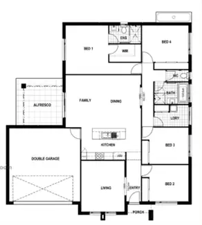 Floorplan of Homely house listing, Lot 130 Edge Drive, Yarrabilba QLD 4207