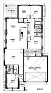 Floorplan of Homely house listing, Lot 127 Edge Drive, Yarrabilba QLD 4207
