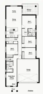 Floorplan of Homely house listing, Lot 11 New Road, Burpengary QLD 4505