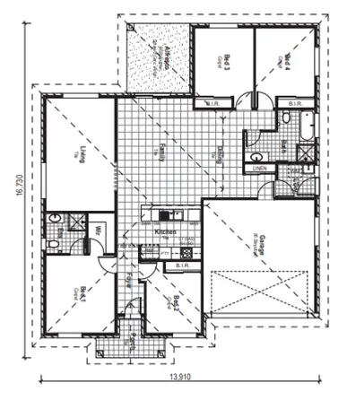 Floorplan of Homely house listing, Lot 269/Stage 2 Harper Street, Lochinvar NSW 2321