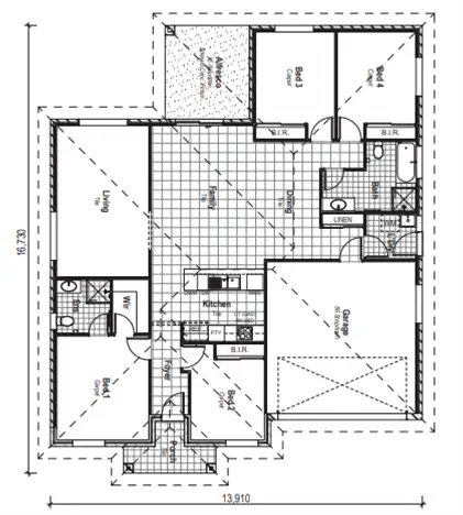 Floorplan of Homely house listing, Lot 218/Stage 2 Heaghney Street, Lochinvar NSW 2321