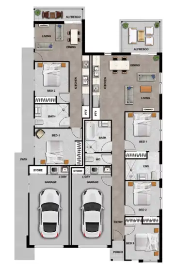 Floorplan of Homely house listing, Lot 105 New Road, Heatherbrae NSW 2324